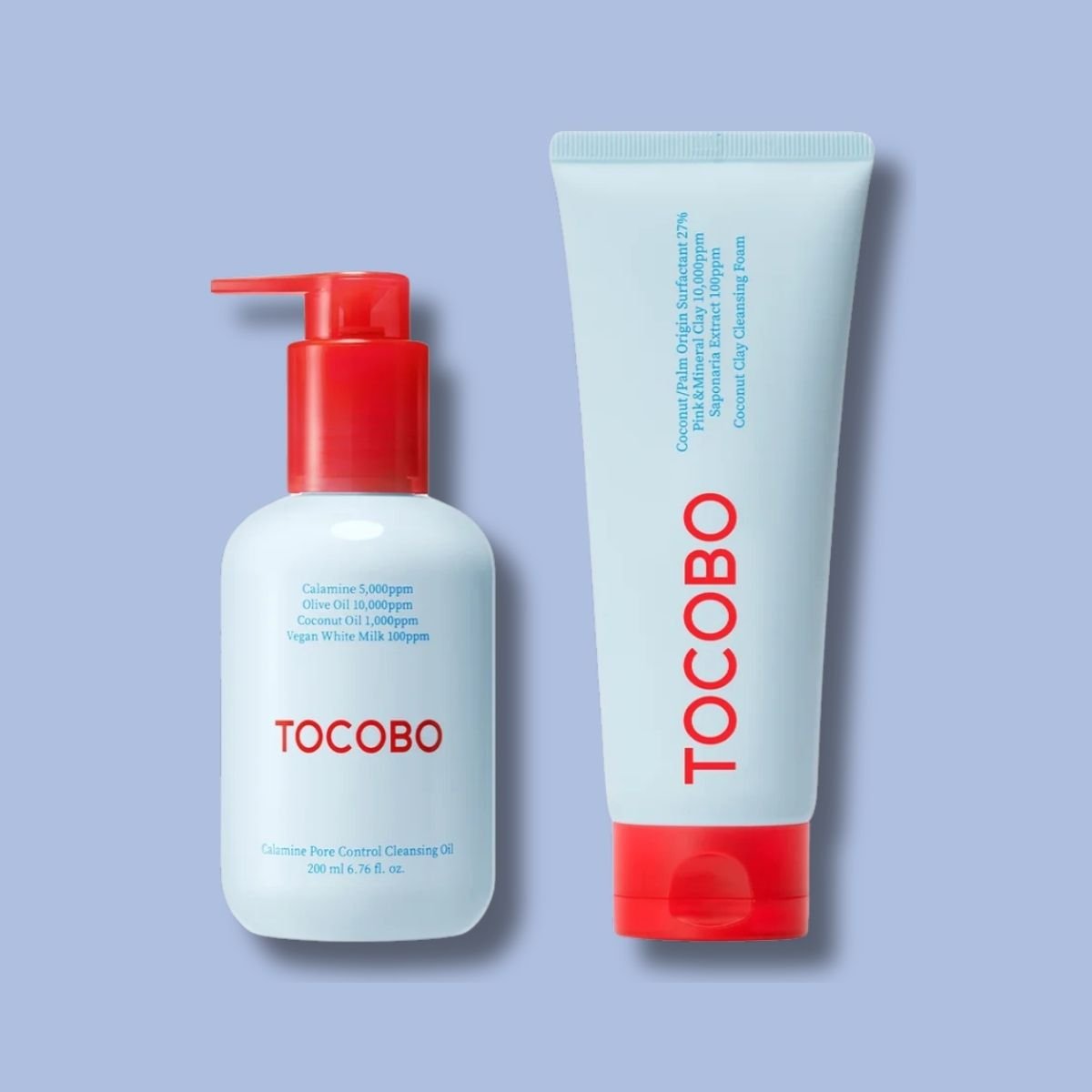TOCOBO TOCOBO Double Cleanser Mini Duo (Öl 20 ml + Schaum 15 ml) Korean Skincare | VELVET GLOW