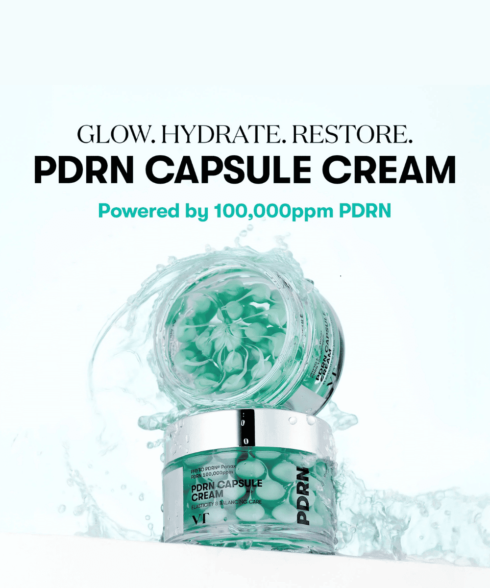 VT Cosmetics PDRN Capsule Cream 100 Korean Skincare | VELVET GLOW
