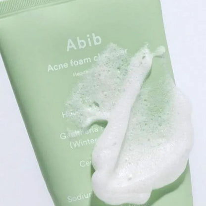 Abib Acne Foam Cleanser Heartleaf Foam Korean Skincare | VELVET GLOW