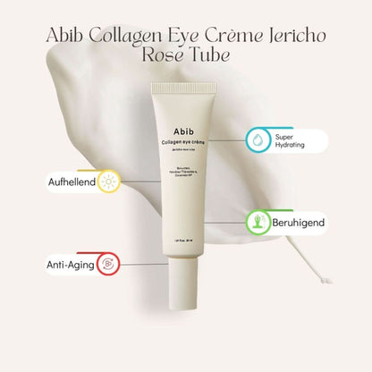 Abib Collagen Eye Crème Jericho Rose Tube Korean Skincare | VELVET GLOW