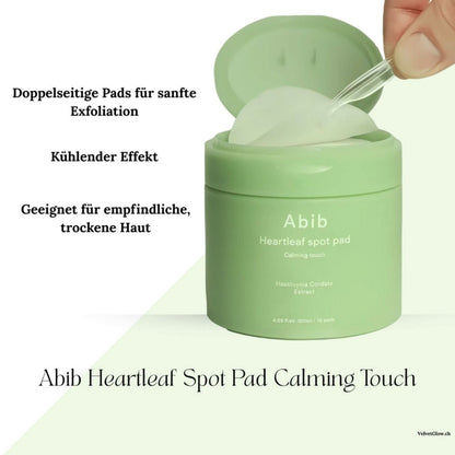Abib Heartleaf Spot Pad Calming Touch Korean Skincare | VELVET GLOW
