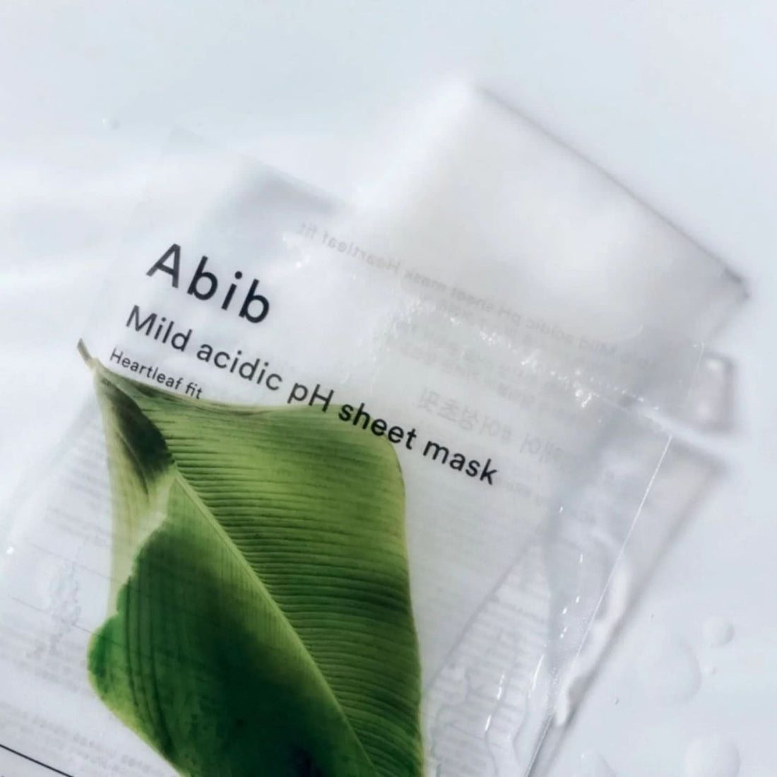 Abib Mild Acidic pH Sheet Mask Heartleaf Fit Korean Skincare | VELVET GLOW