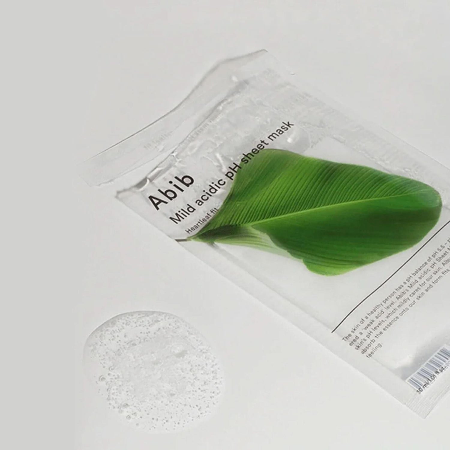 Abib Mild Acidic pH Sheet Mask Heartleaf Fit Korean Skincare | VELVET GLOW