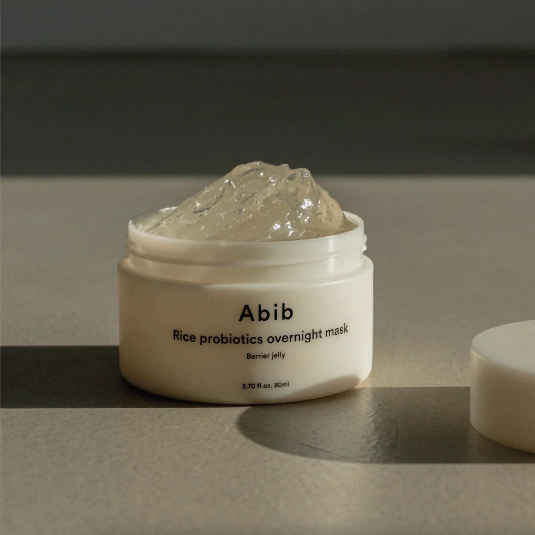Abib Rice Probiotics Overnight Mask Barrier Jelly Korean Skincare | VELVET GLOW
