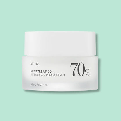 Anua Heartleaf 70% Intense Calming Cream Korean Skincare | VELVET GLOW