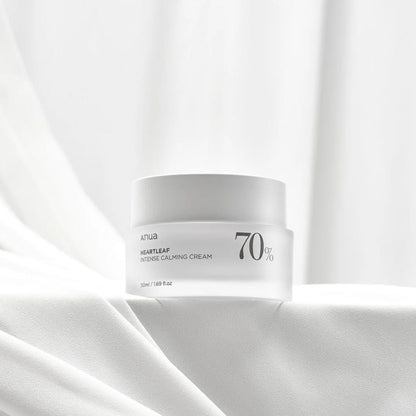 Anua Heartleaf 70% Intense Calming Cream Korean Skincare | VELVET GLOW