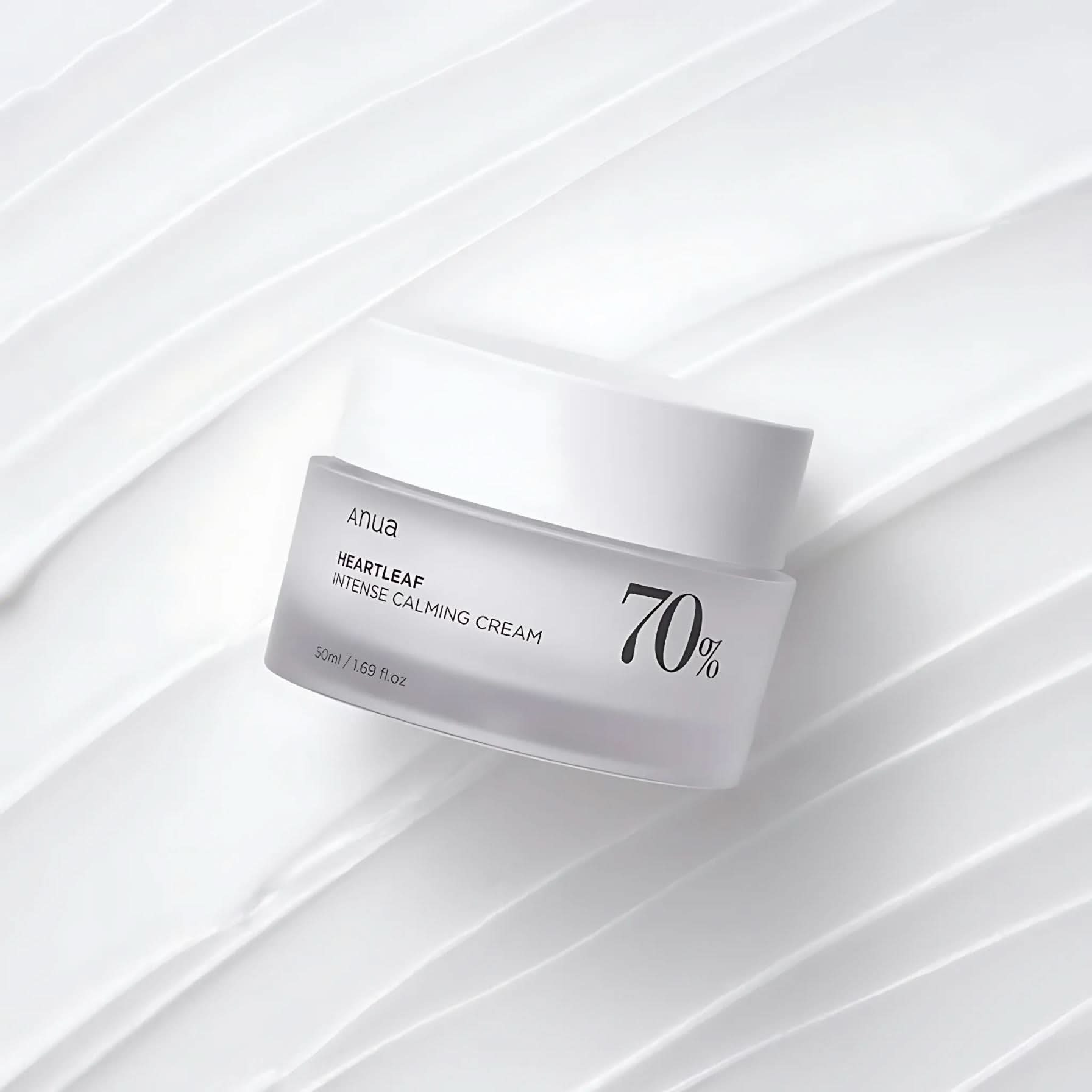 Anua Heartleaf 70% Intense Calming Cream Korean Skincare | VELVET GLOW