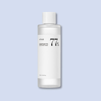Anua Heartleaf 77% Soothing Toner Korean Skincare | VELVET GLOW