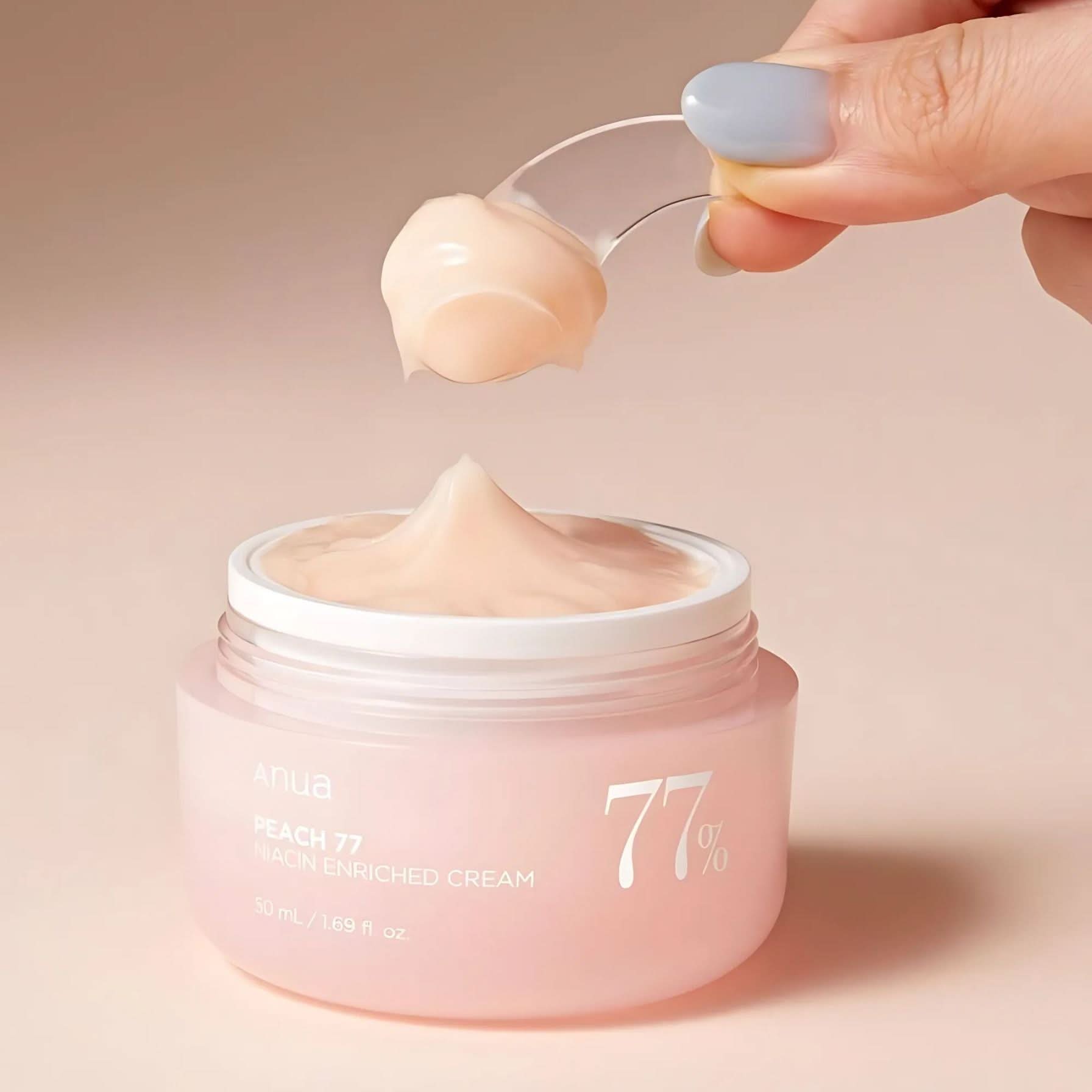 Anua Peach 77 Niacin Enriched Cream Korean Skincare | VELVET GLOW