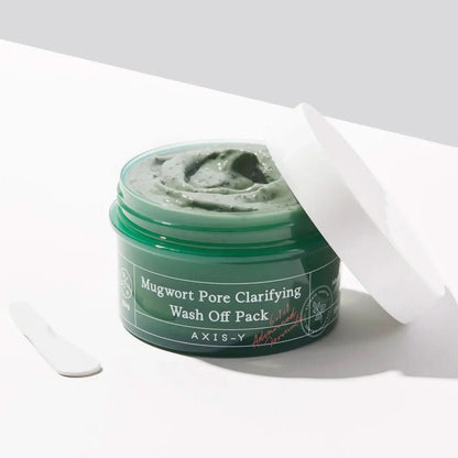 AXIS - Y Mugwort Pore Clarifying Wash Off Pack Korean Skincare | VELVET GLOW