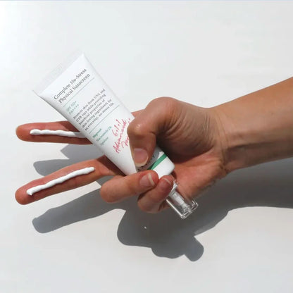 AXIS - Y Complete No - Stress Physical Sunscreen SPF 50+ PA++++ Korean Skincare | VELVET GLOW