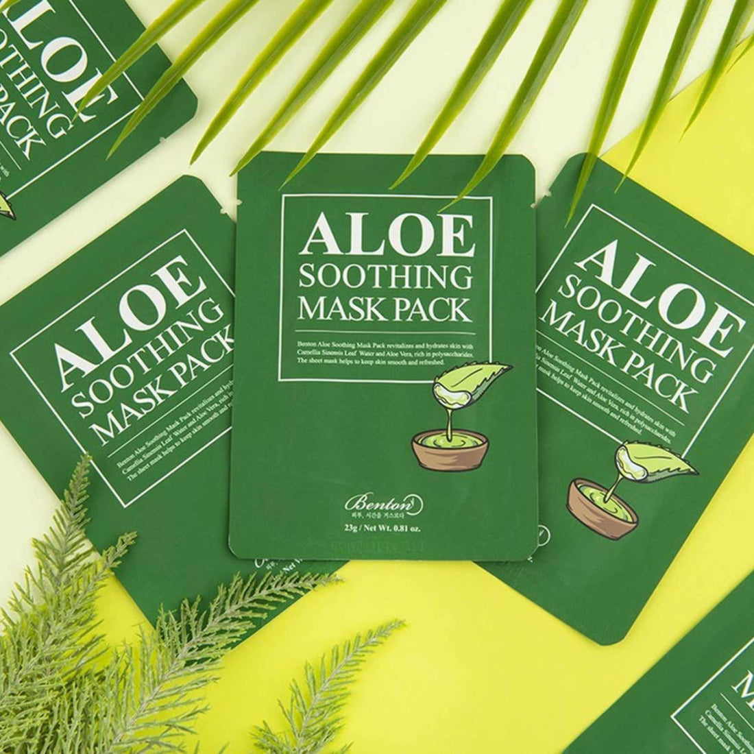 BENTON Aloe Soothing Mask Korean Skincare | VELVET GLOW