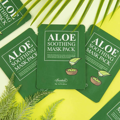 BENTON Aloe Soothing Mask Korean Skincare | VELVET GLOW