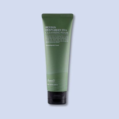 BENTON Deep Green Tea Cleansing Foam Korean Skincare | VELVET GLOW