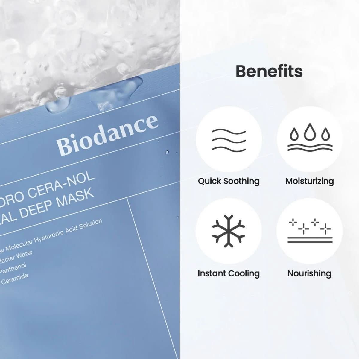 Biodance Hydro Cera - nol Real Deep Mask Korean Skincare | VELVET GLOW