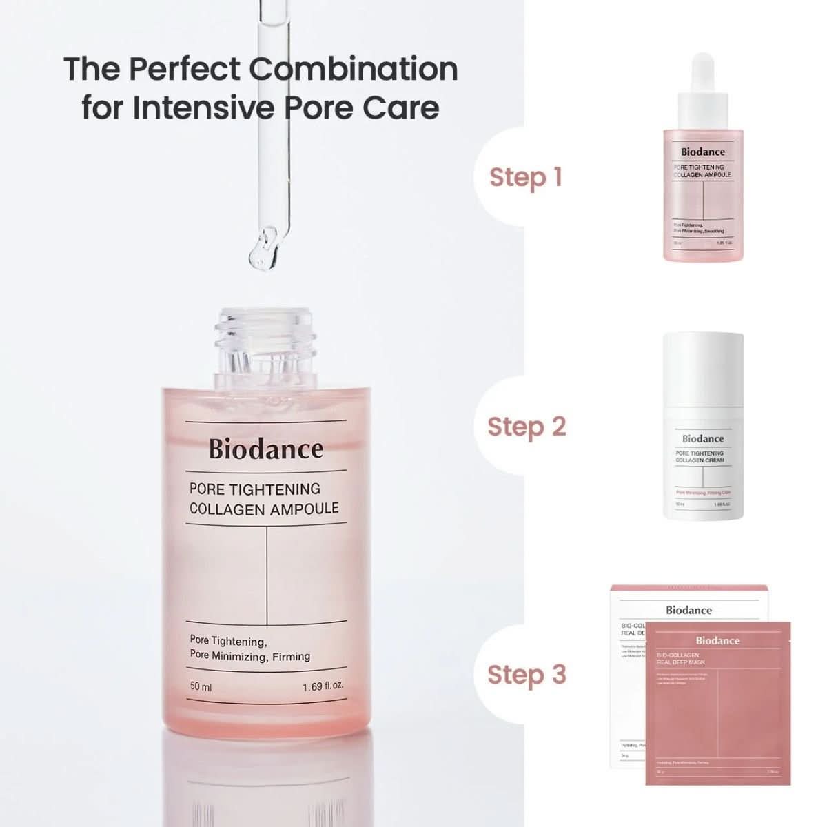 Biodance Pore Tightening Collagen Ampoule Korean Skincare | VELVET GLOW