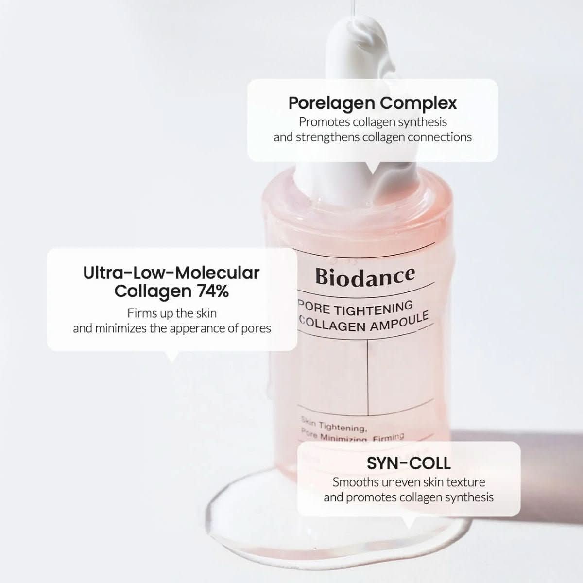 Biodance Pore Tightening Collagen Ampoule Korean Skincare | VELVET GLOW