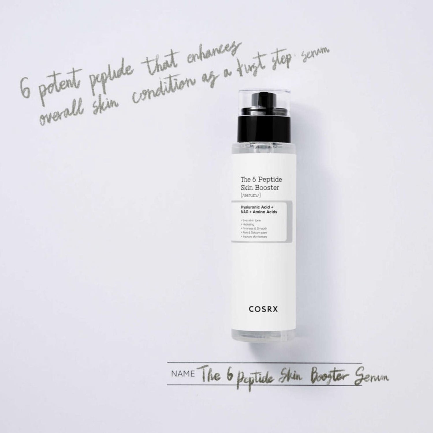 COSRX The 6 Peptide Skin Booster Serum Korean Skincare | VELVET GLOW