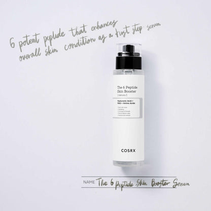 COSRX The 6 Peptide Skin Booster Serum Korean Skincare | VELVET GLOW