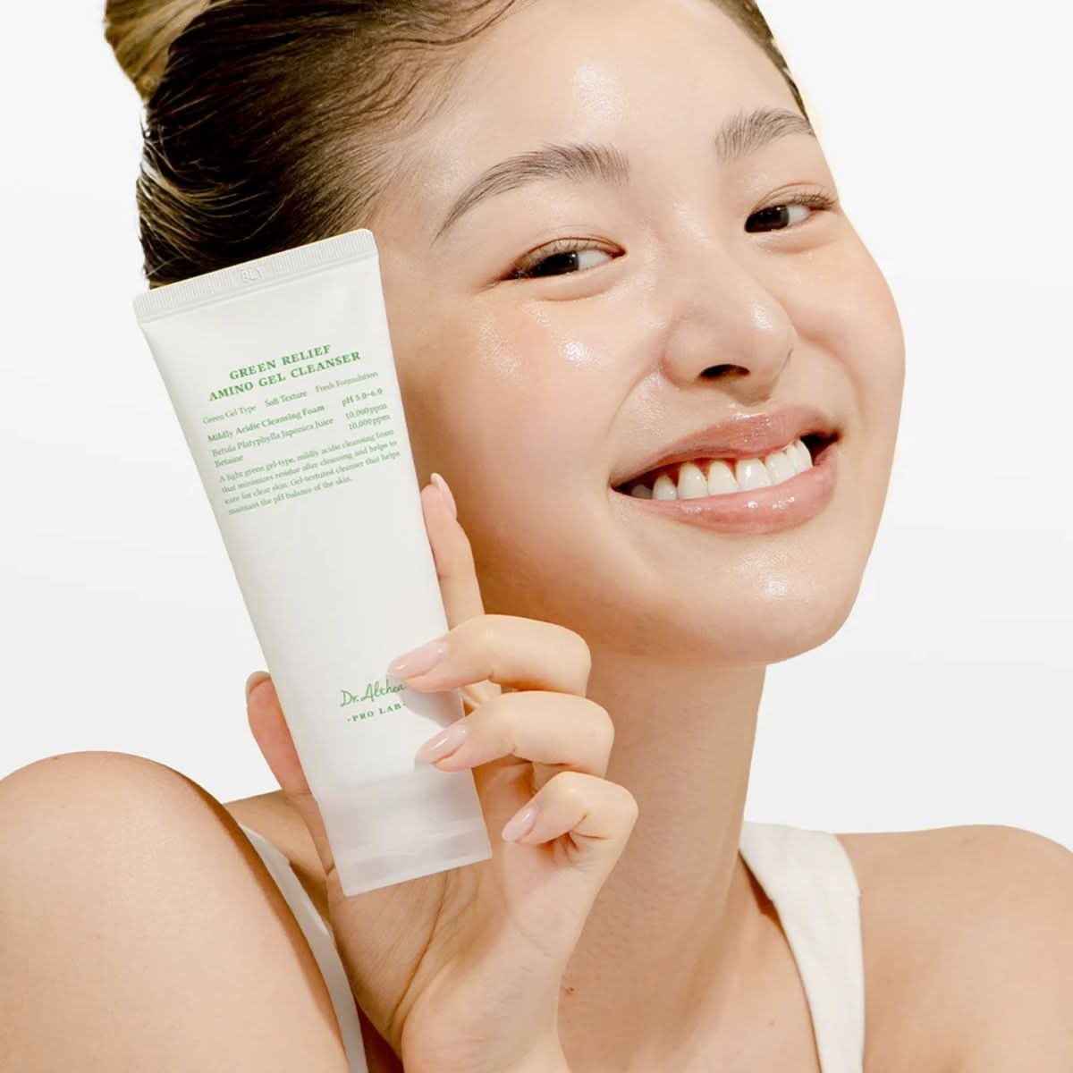 Dr. Althea Green Relief Amino Gel Cleasing Korean Skincare | VELVET GLOW