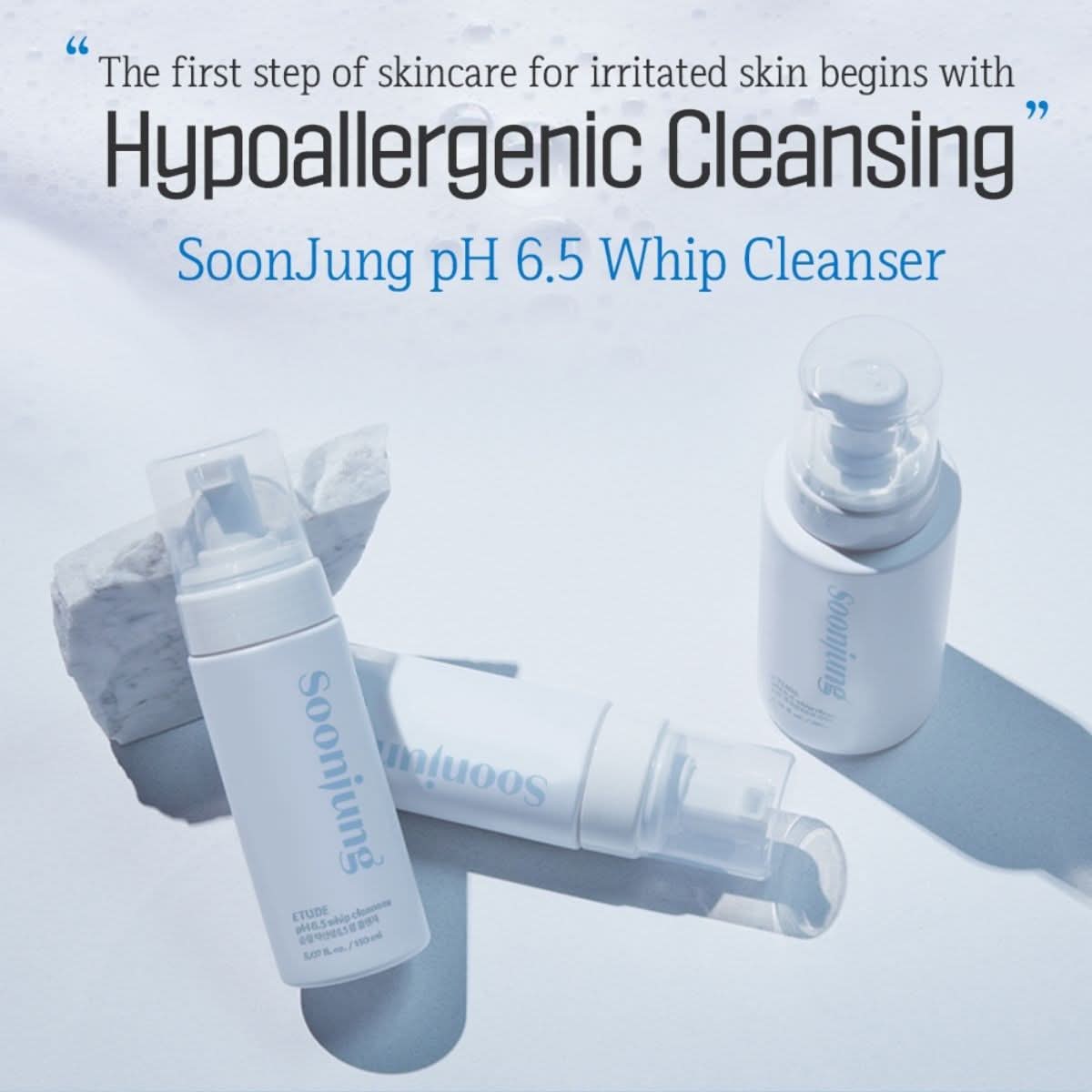 ETUDE Soonjung pH 6.5 Whip Cleanser Korean Skincare | VELVET GLOW
