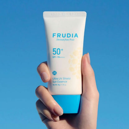 Frudia Ultra UV Shield Sun Essence SPF50+ PA++++ Korean Skincare | VELVET GLOW