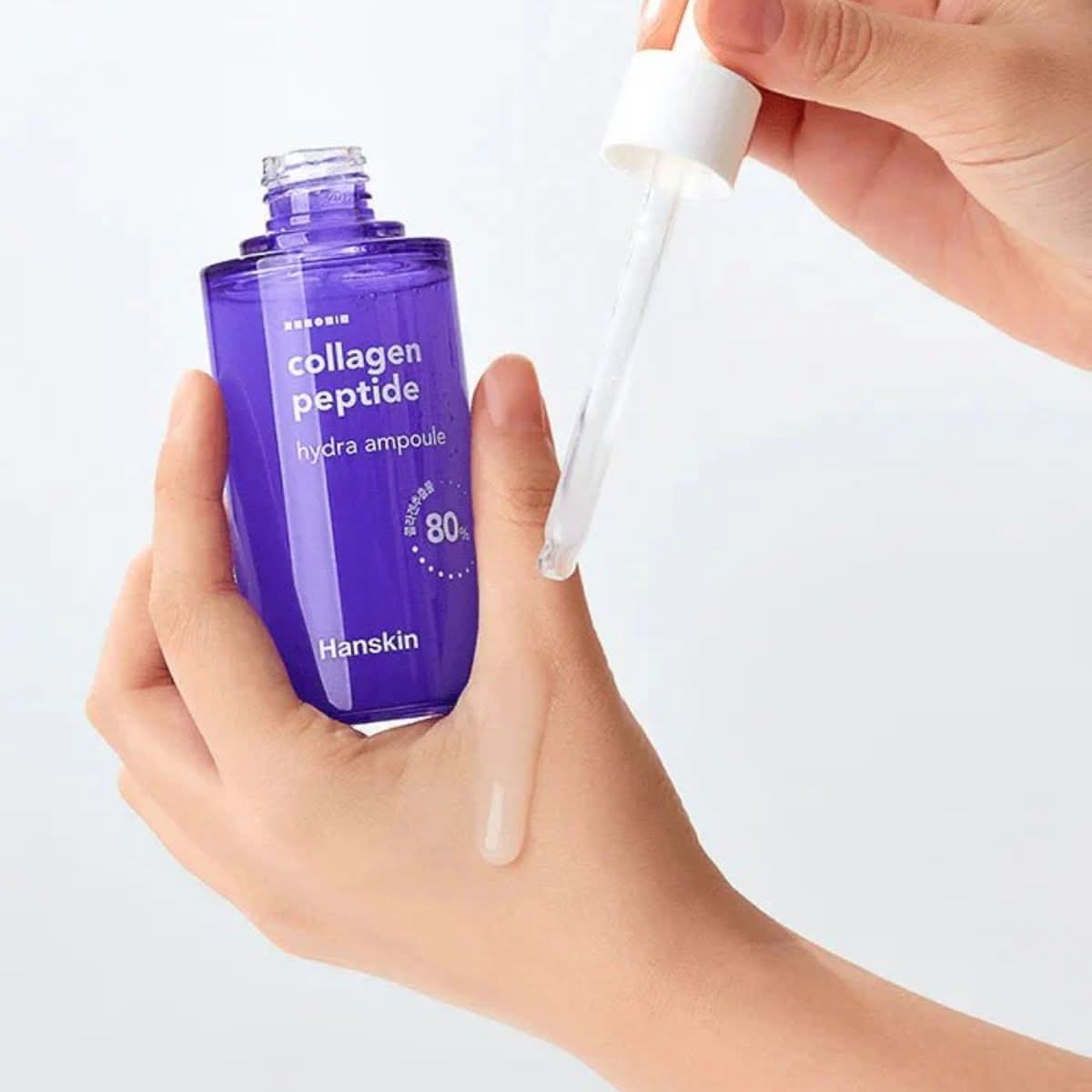 HANSKIN Collagen Peptide Hydra Ampoule Korean Skincare | VELVET GLOW