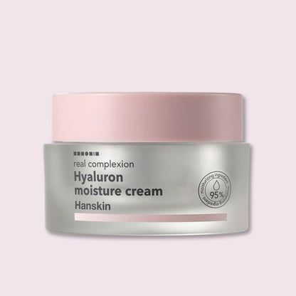 HANSKIN Real Complexion Hyaluron Moisture Cream Korean Skincare | VELVET GLOW