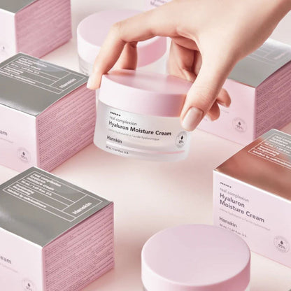 HANSKIN Real Complexion Hyaluron Moisture Cream Korean Skincare | VELVET GLOW