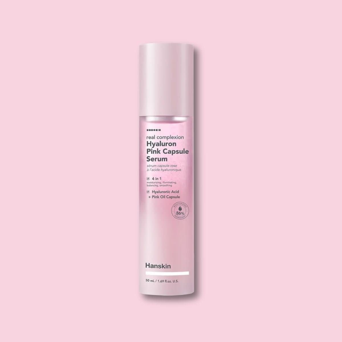 HANSKIN Real Complexion Hyaluron Pink Capsule Serum Korean Skincare | VELVET GLOW