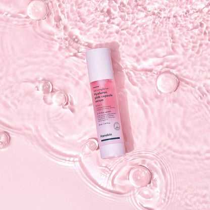 HANSKIN Real Complexion Hyaluron Pink Capsule Serum Korean Skincare | VELVET GLOW