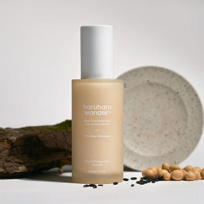haruharu wonder Black Rice Hyaluronic Anti - Wrinkle Serum Korean Skincare | VELVET GLOW