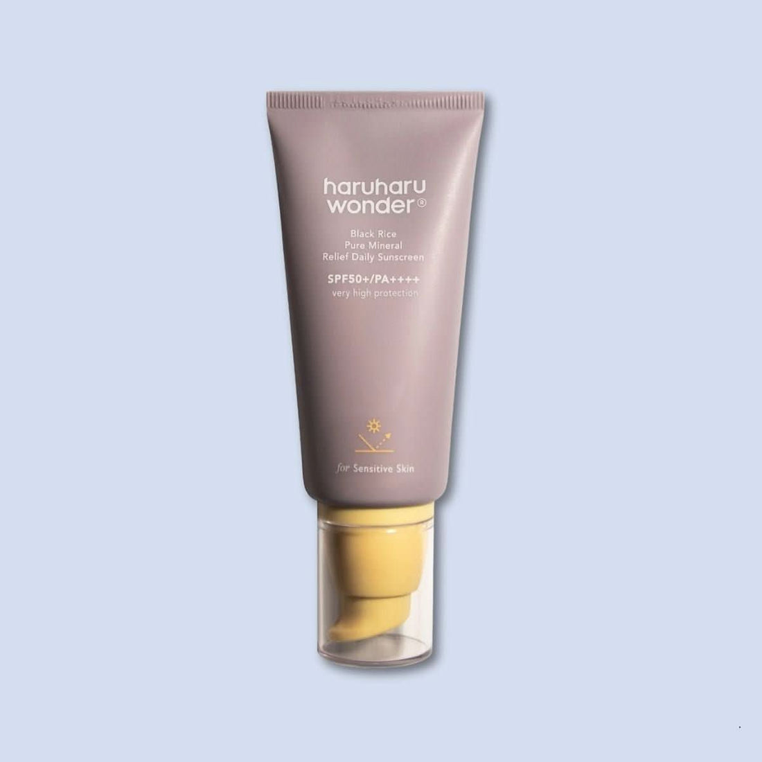haruharu wonder Black Rice Pure Mineral Relief Daily Sunscreen SPF50+ PA++++ Korean Skincare | VELVET GLOW