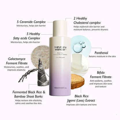 haruharu wonder Black Rice Probiotics Barrier Essence Korean Skincare | VELVET GLOW