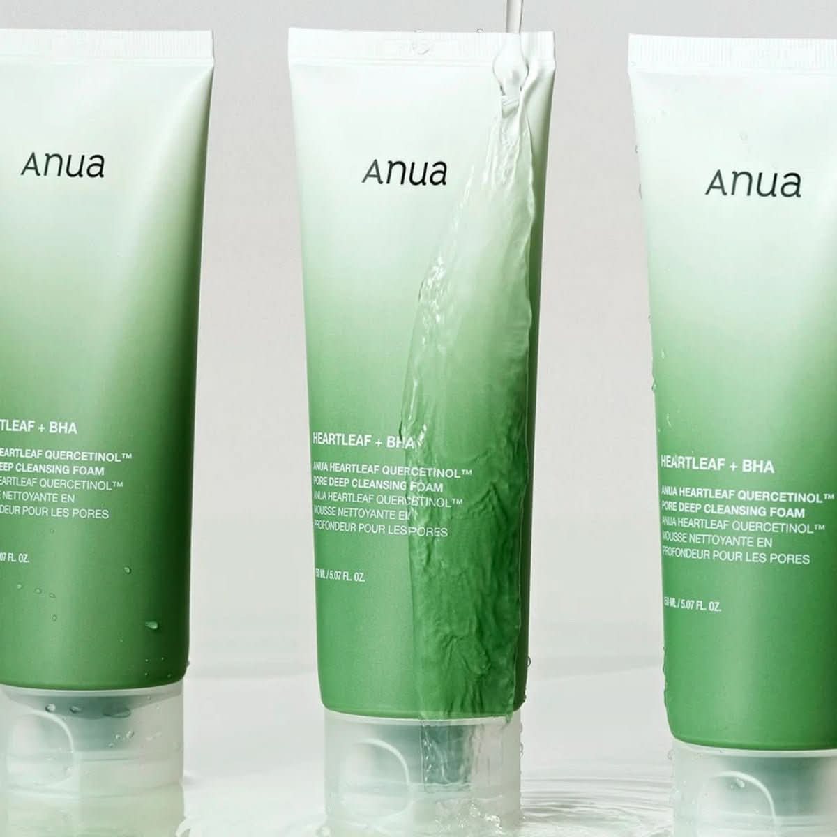 Anua Heartleaf Quercetinol Pore Deep Cleansing Foam Korean Skincare | VELVET GLOW