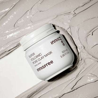 Innisfree Super Volcanic Pore Clay Mask Korean Skincare | VELVET GLOW