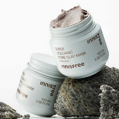 Innisfree Super Volcanic Pore Clay Mask Korean Skincare | VELVET GLOW