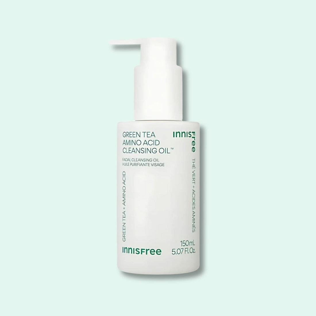 Innisfree Green Tea Amino Hydrating Cleansing Oil Korean Skincare | VELVET GLOW