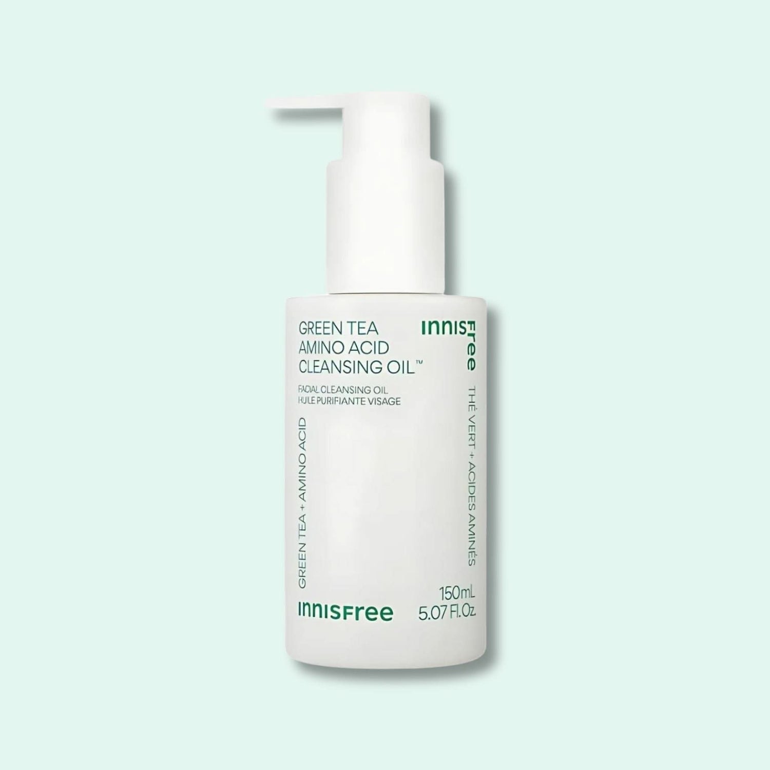 Innisfree Green Tea Amino Hydrating Cleansing Oil Korean Skincare | VELVET GLOW