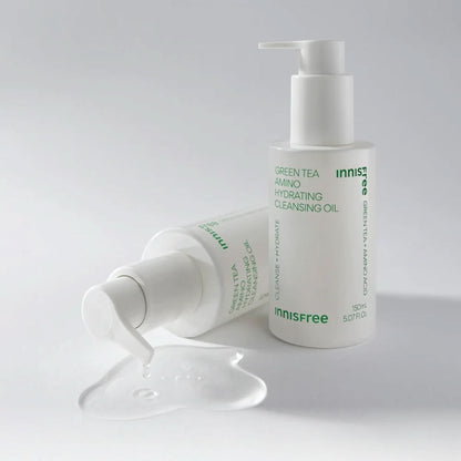 Innisfree Green Tea Amino Hydrating Cleansing Oil Korean Skincare | VELVET GLOW