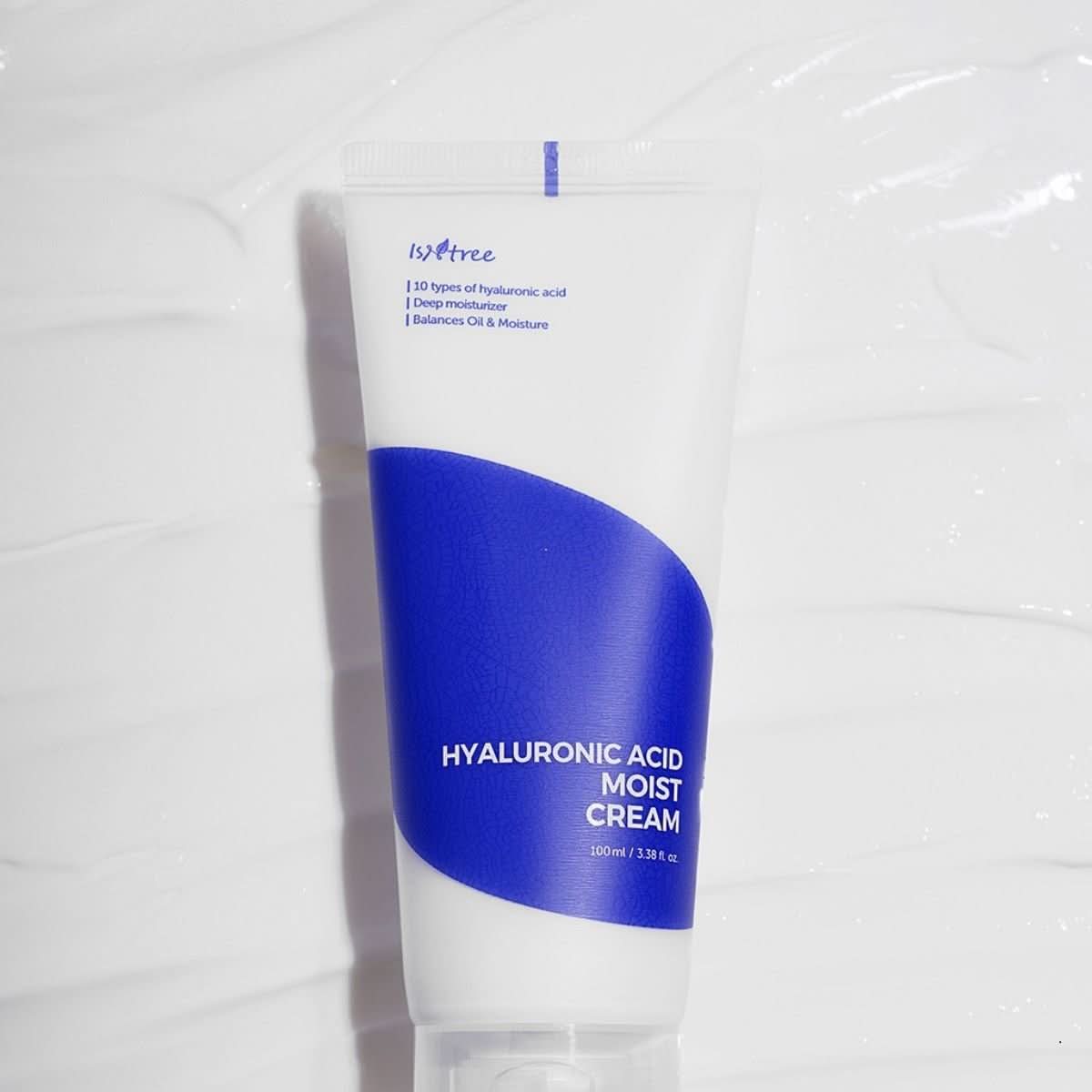 Isntree Hyaluronic Acid Moist Cream Korean Skincare | VELVET GLOW