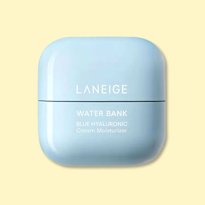 LANEIGE Water Bank Blue Hyaluronic Cream Moisturizer Korean Skincare | VELVET GLOW