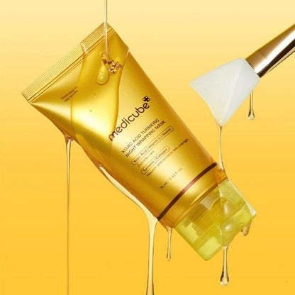 Medicube Kojic Acid Turmeric Overnight Wrapping Mask Korean Skincare | VELVET GLOW