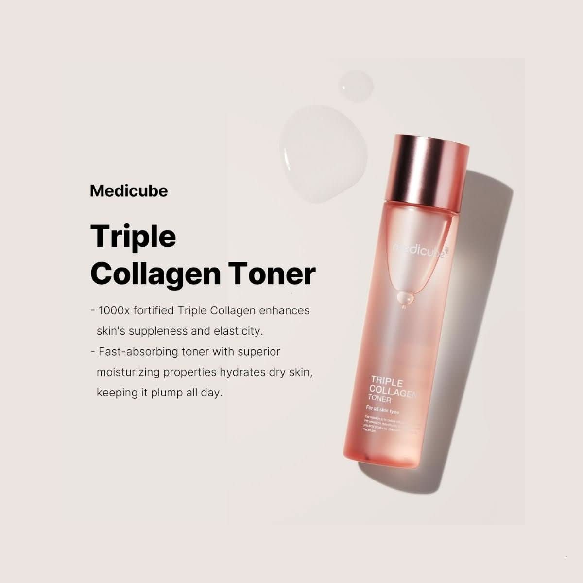 Medicube Triple Collagen Toner Korean Skincare | VELVET GLOW