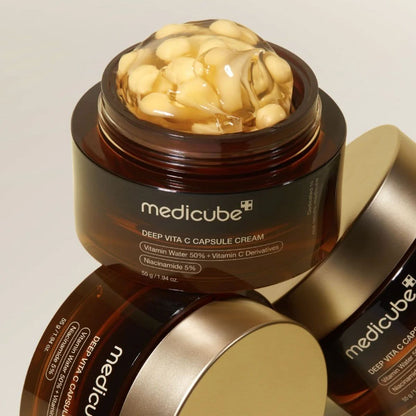 Medicube Deep Vita C Capsule Cream Korean Skincare | VELVET GLOW