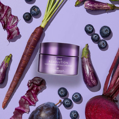 MISSHA Time Revolution Night Repair Ampoule Cream 5X Korean Skincare | VELVET GLOW