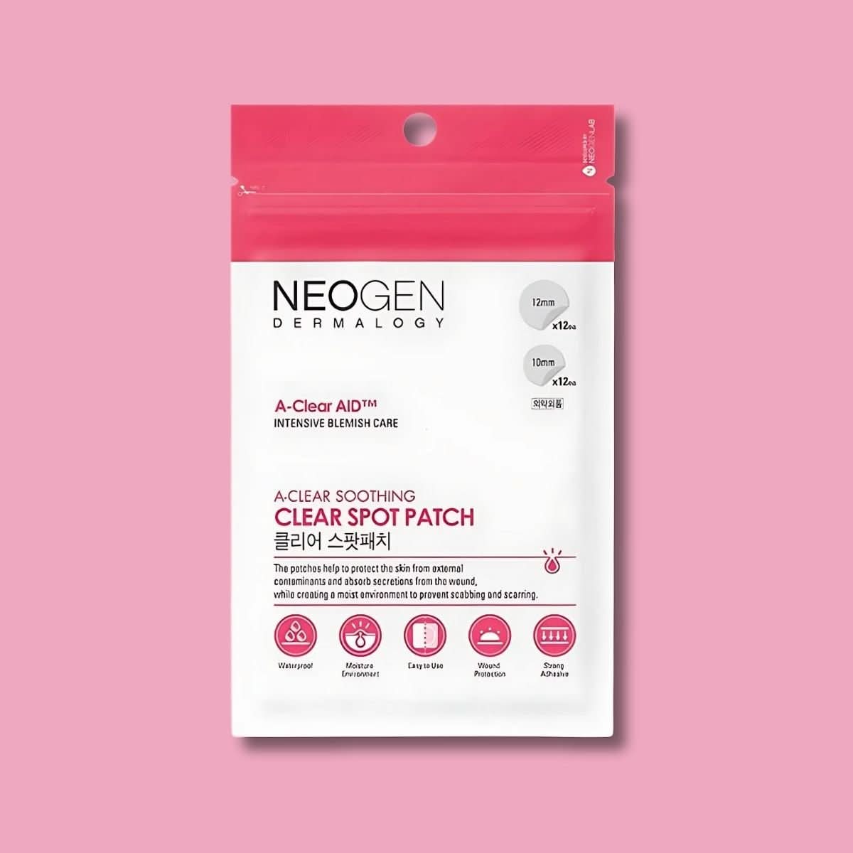 NEOGEN A - Clear Aid Soothing Spot Patch Korean Skincare | VELVET GLOW