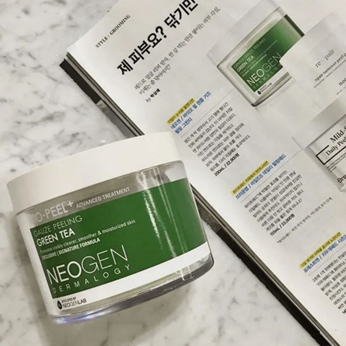NEOGEN Bio - Peel Gauze Peeling Green Tea Korean Skincare | VELVET GLOW
