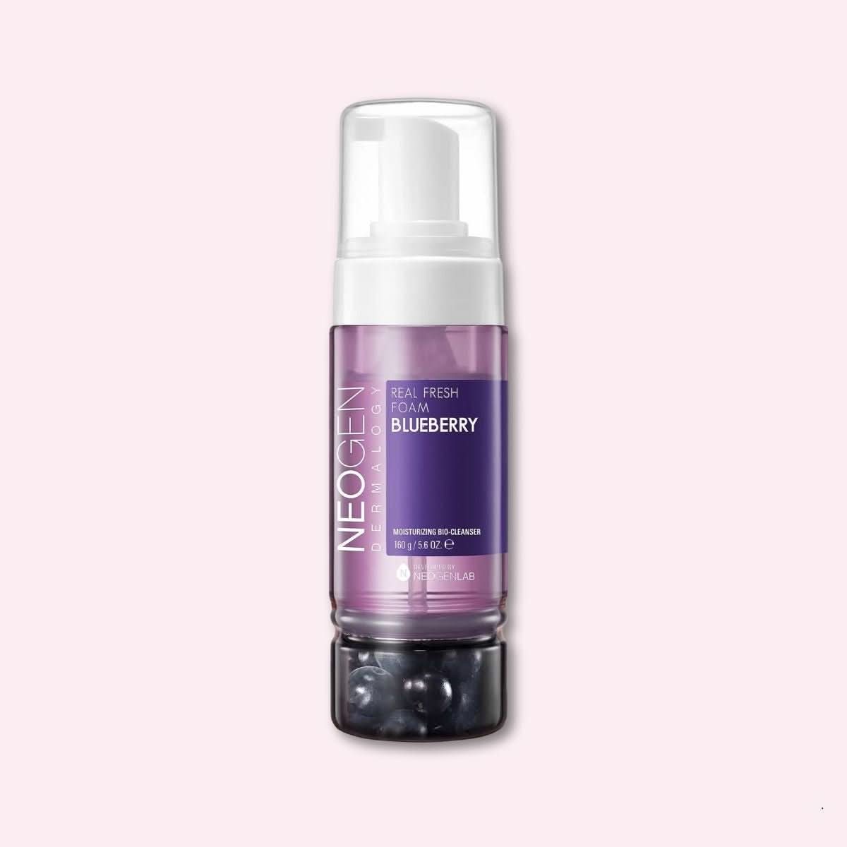 NEOGEN Real Fresh Foam Cleanser Blueberry Korean Skincare | VELVET GLOW
