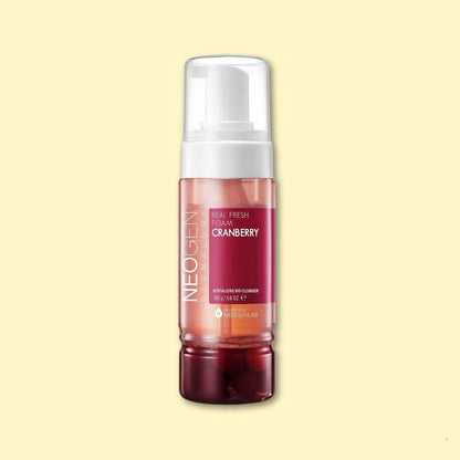 NEOGEN Real Fresh Foam Cleanser Cranberry Korean Skincare | VELVET GLOW